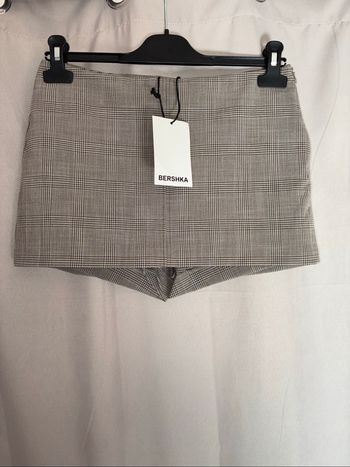 Jupe short à carreaux Bershka S