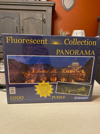 Clementoni Panorama Fluorescent Rome 🌸 1000 pièces