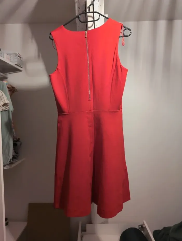 Robe d'été mi-saison camaïeu rouge - photo numéro 4