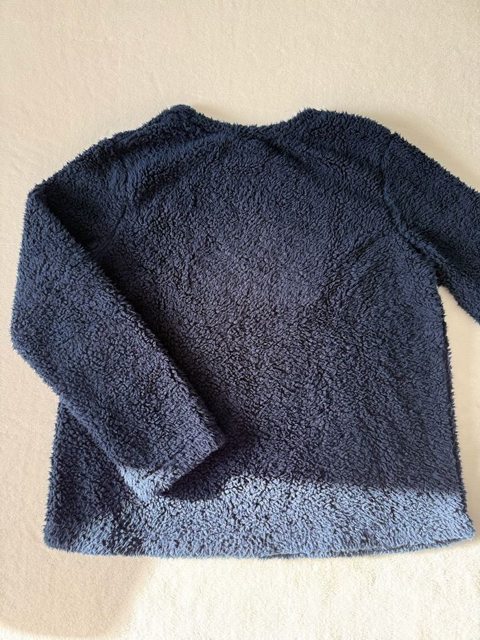 Sweat / pull de nuit Disney Mickey bleu marine – Taille L enfant – matière douce moumoute - photo numéro 5