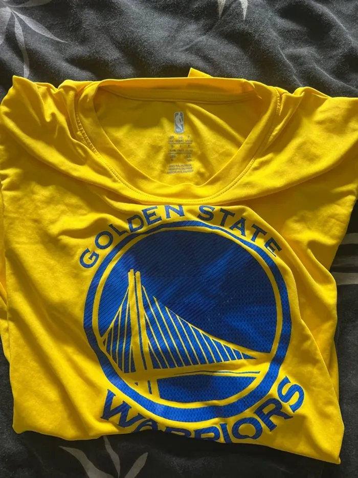 T-shirt basket Golden state Warriors - taille XL enfant - photo numéro 3