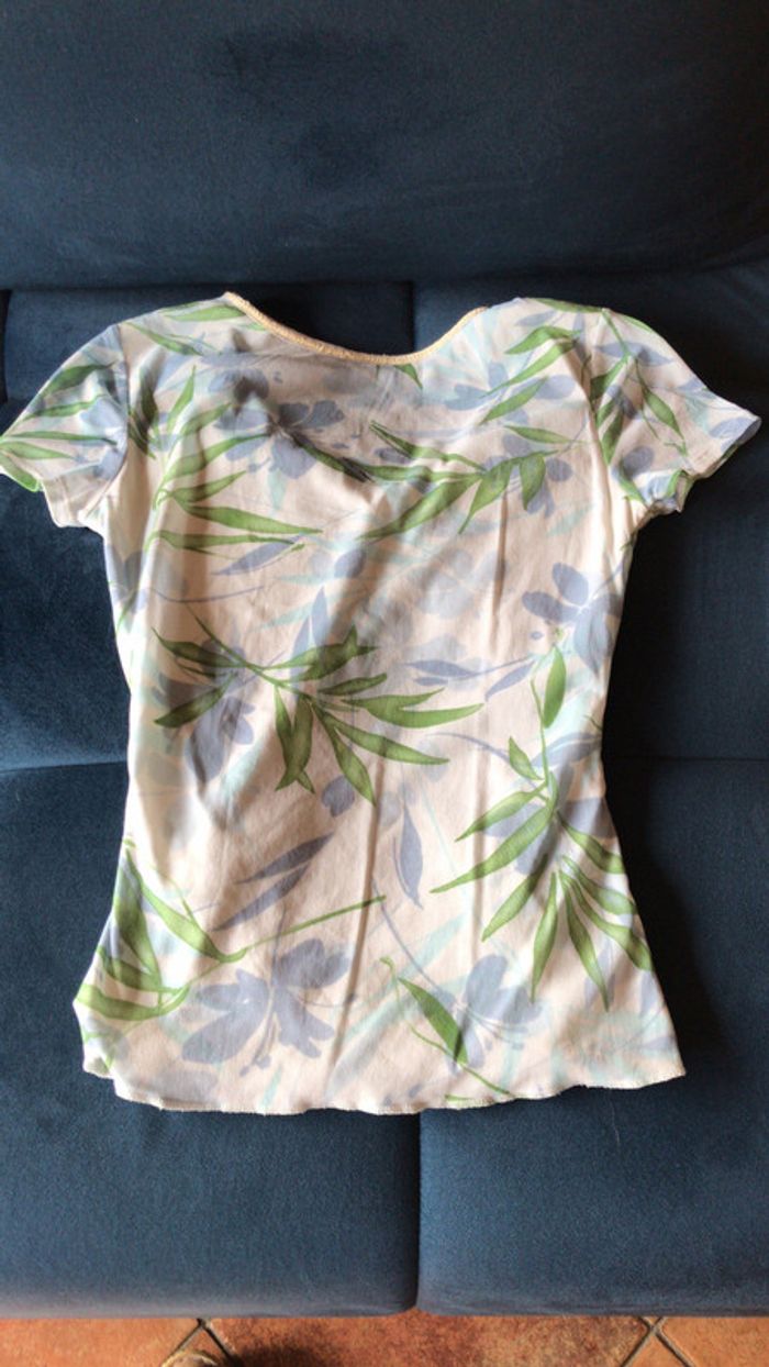 Caroll top avec sequins et perles motif bambou - photo numéro 5