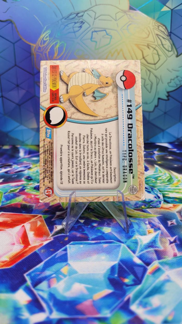 Carte Pokémon Topps n°149 Dracolosse Series 1 FR - photo numéro 4