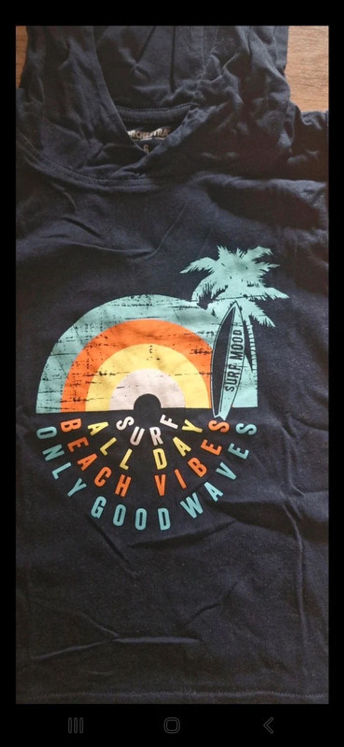 T shirt sans manches, à capuche orchestra 6 ans TBE - photo numéro 2