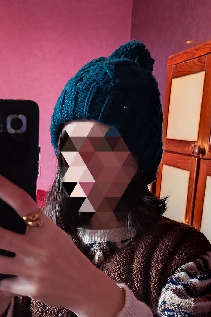 Bonnet bleu canard H&M - photo numéro 6