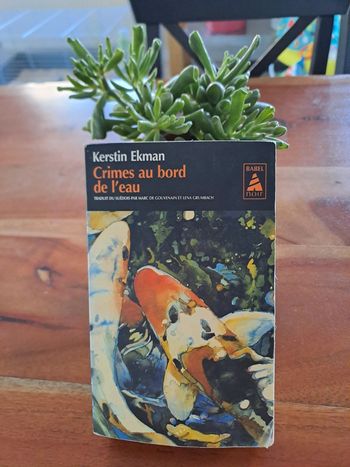 Livre Crimes au bord de l'eau, Kerstin Ekman