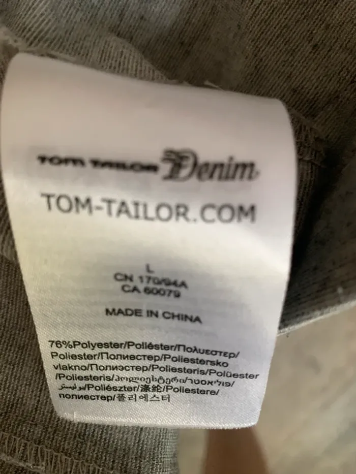 Veste Tom Taylor longue taille L grise - photo numéro 15