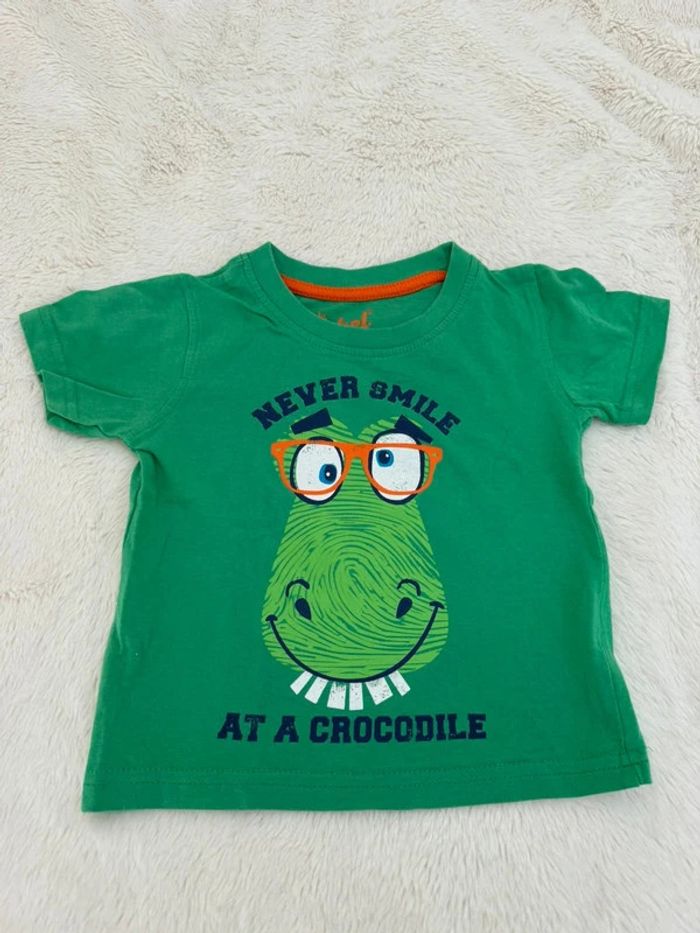 Tee shirt crocodile
