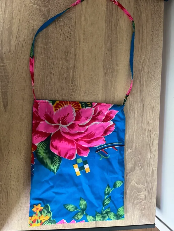 Tote bag neuf fleuri - photo numéro 2