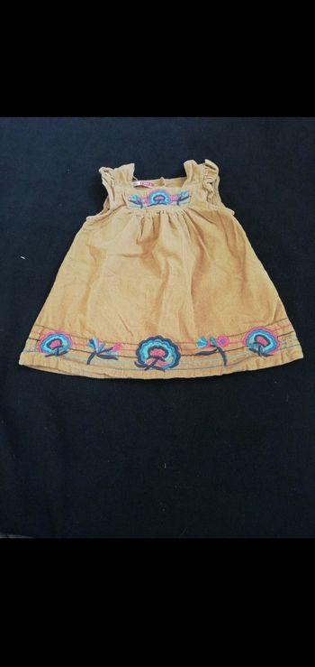 Robe fille 6 mois du pareil au même moutardes, marron