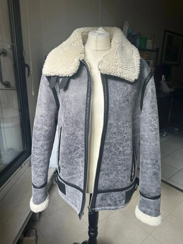 Veste bomber bombardier gris - Zara
