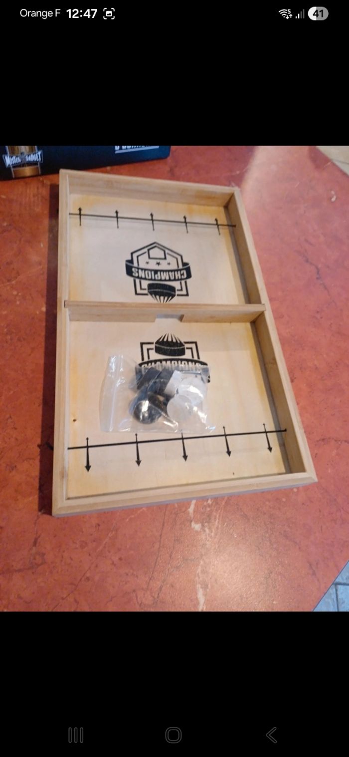 Jeu de hockey en bois - photo numéro 4