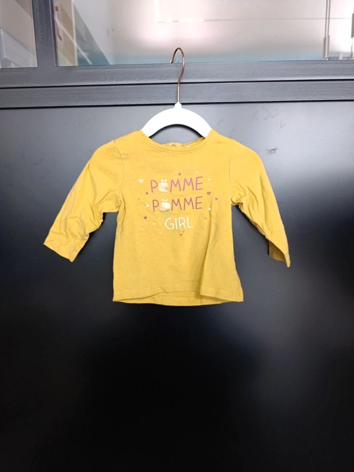 Tee shirt manches longues 6M - photo numéro 2