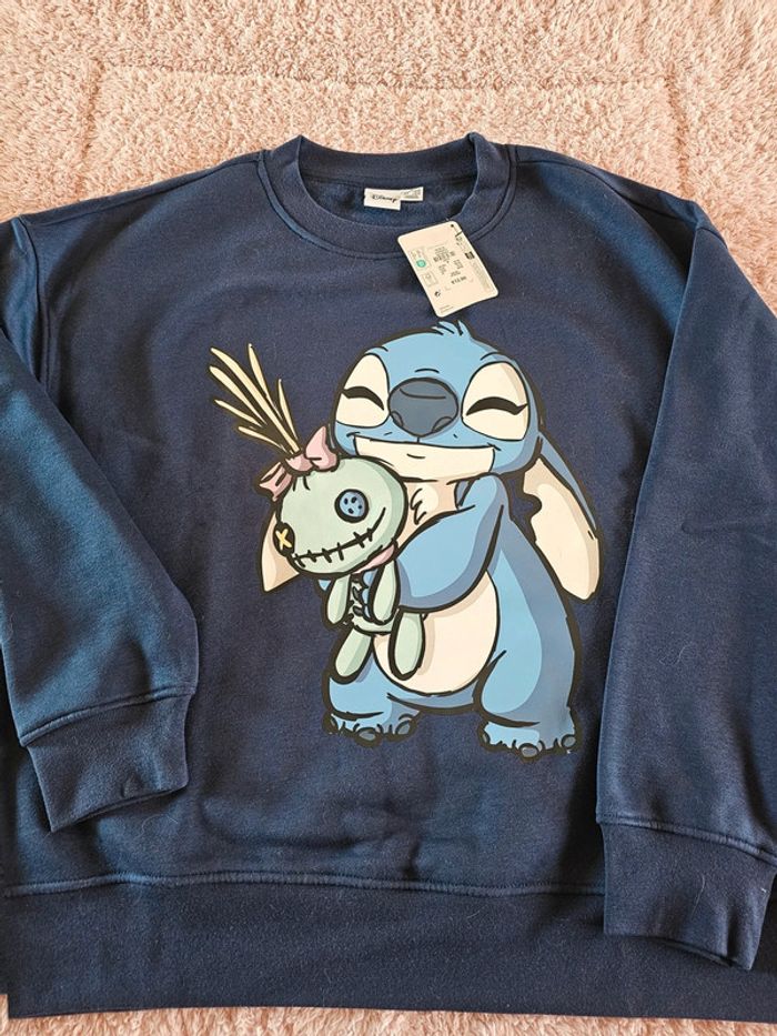 Sweat bleu nuit Disney Stitch - D