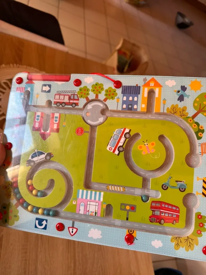 Planche d’activité magnétique circuit voitures – Playtive – Très bon état - photo numéro 2