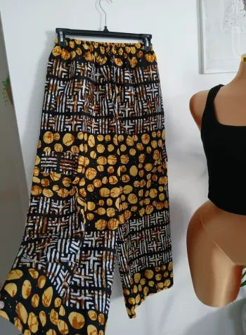 Pantalon cargo à motifs jambes large Neuf Taille M🌿💝