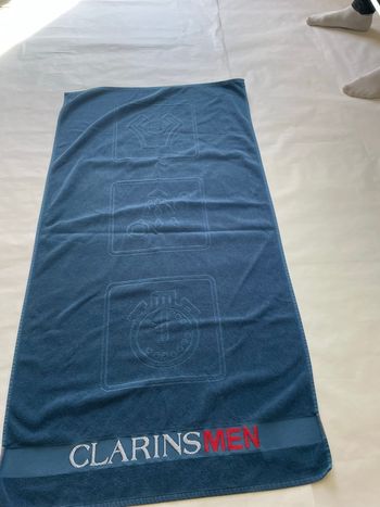 Serviette bain clarins Men 