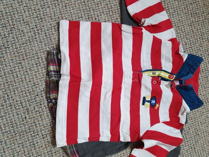 Lot 2 polos 6 mois catimini dpam - photo numéro 5