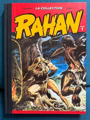 Grand album bd bande dessinée Rahan le fils des âges farouches Tome 1 rouge noir livre