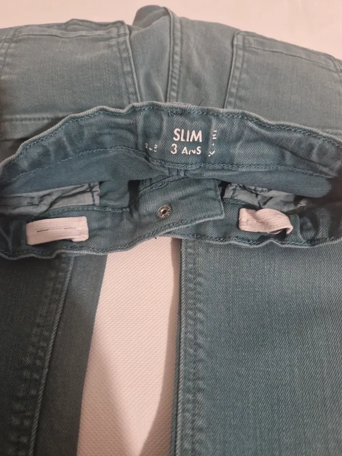 Pantalon slim jeans 3 ans 90-97 cm Kiabi - photo numéro 2