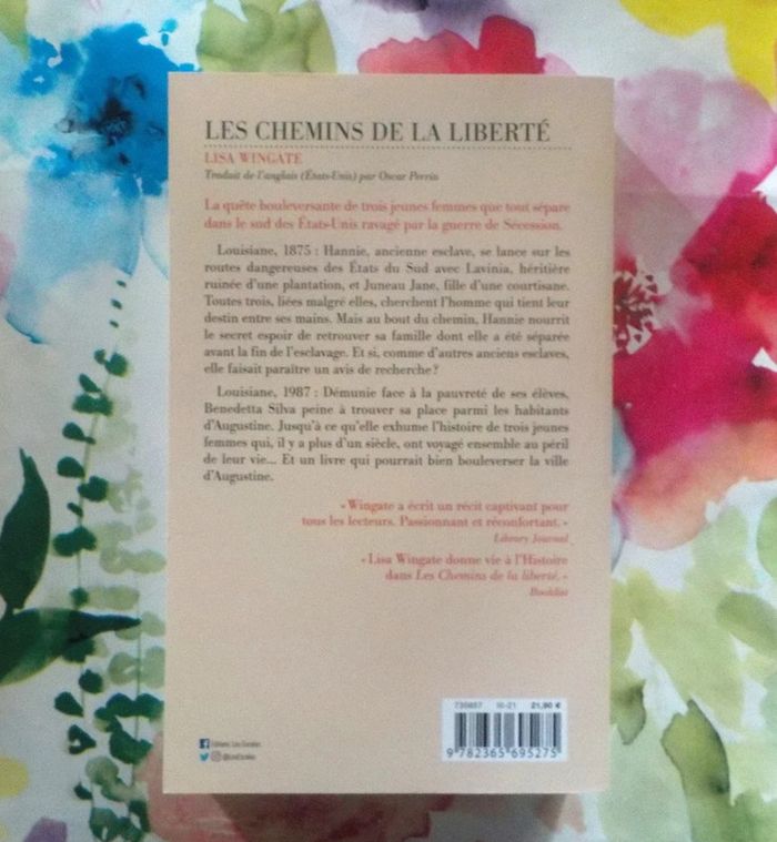 Les chemins de la liberté de Lisa Wingate Ed. Les Escales - photo numéro 2