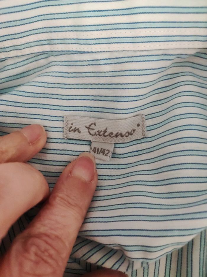 Chemise rayée homme 41-42 - photo numéro 8
