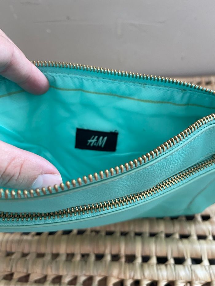 Pochette bleu turquoise - H&M - photo numéro 4