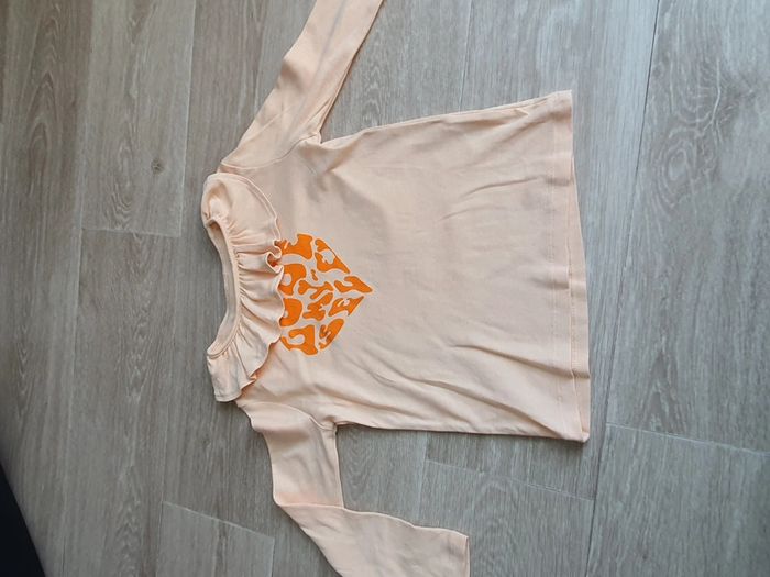 Tee-shirt orange taille 4-6 ans - photo numéro 2