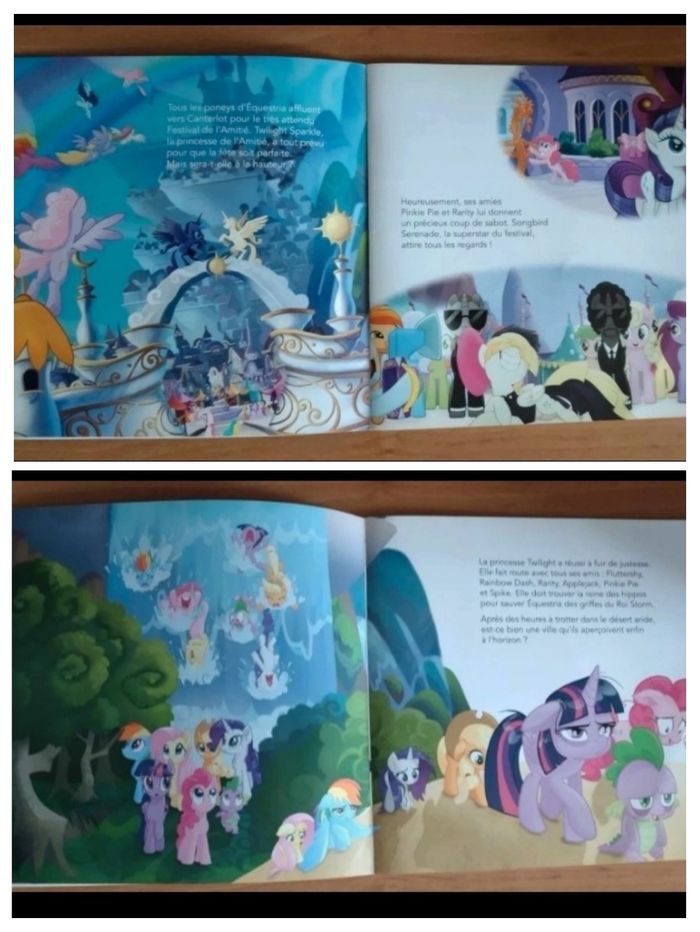Livre avec 6 figurines My Little Pony The Movie - photo numéro 3