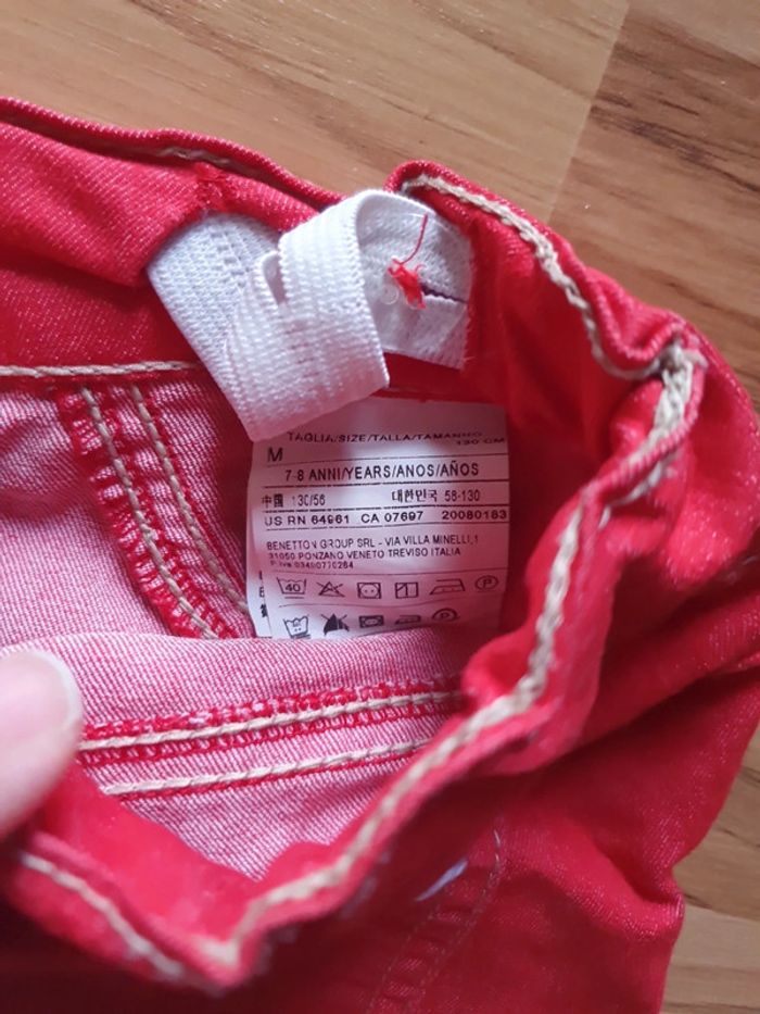 pantalon 7 à 8 ans unitéd color of beneton - photo numéro 3