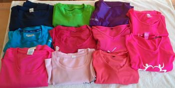 Lot de T-shirt de course
