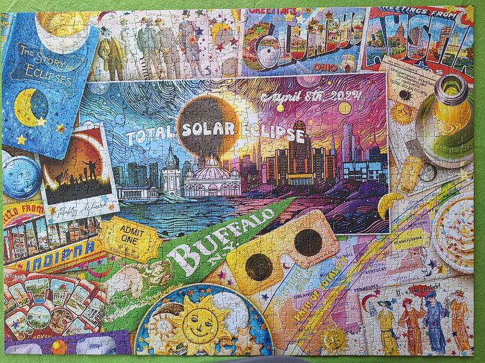 Chemin de la totalité. Puzzle 1000 pièces. Buffalo - photo numéro 2