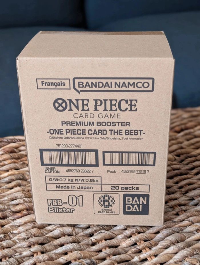 Case 20 Premium boosters One Piece The Best PRB-01 Fr 🇫🇷