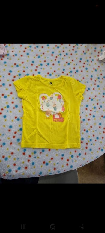 Tee shirt jaune