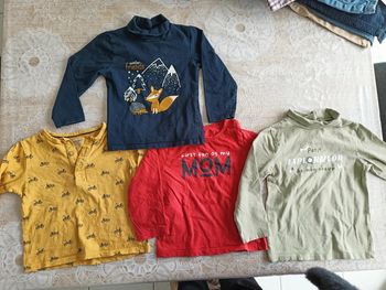 Lot de 4 hauts manches longues