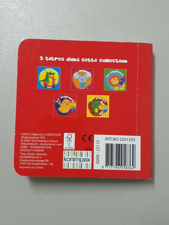 Livre cartonné bébé les couleurs - photo numéro 3