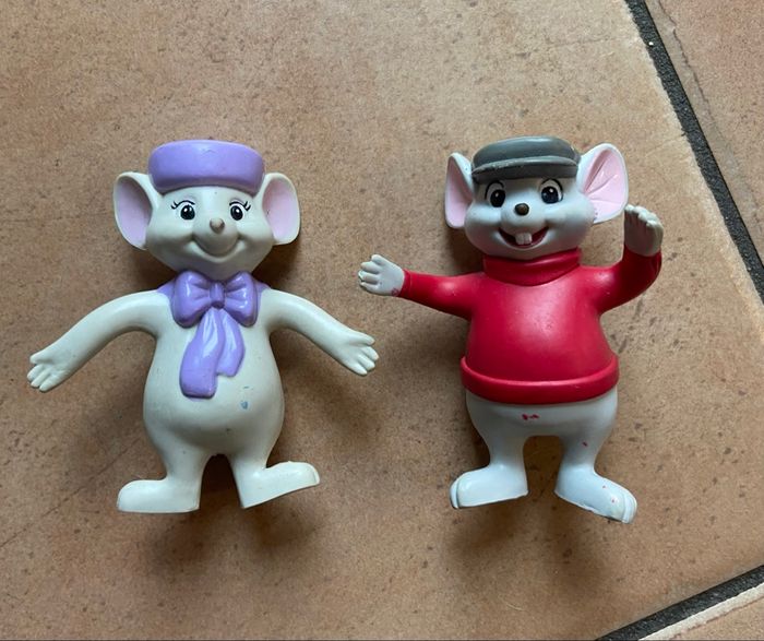 Figurines Bernard et Bianca