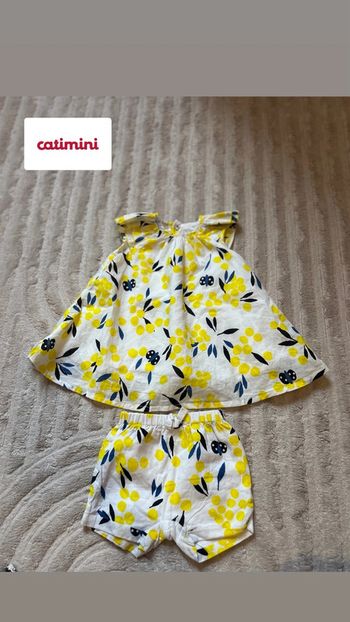 Ensemble Catimini taille 1/3 mois