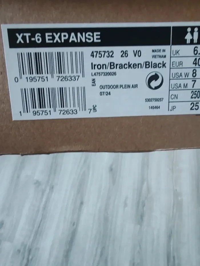Salomon xt 6  Iron Bracken Black taille 40 neuve - photo numéro 8