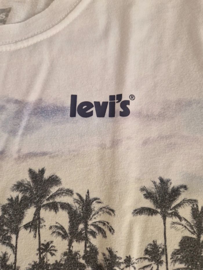 Tee-shirt MC Levi's 16ans blanc - photo numéro 4