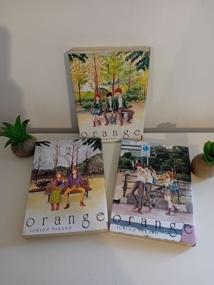 Lot 3 mangas Orange tomes 1, 2 & 3 Ichigo Takano