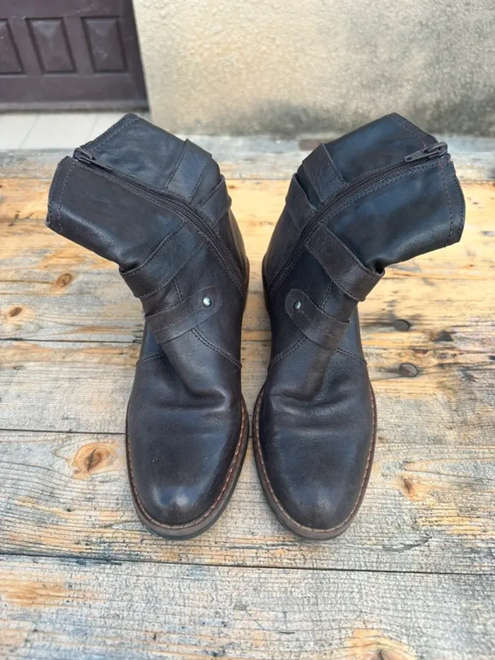 Bottine en cuir de la marque tilt en excellent état taille 37