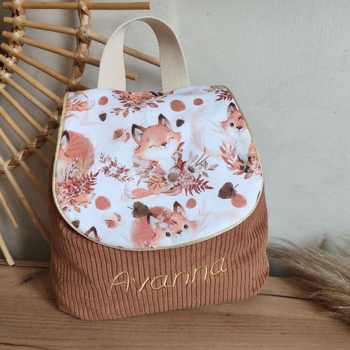 Mini Sac à Dos Personnalisé Pour Filles Et Garçons Brodé