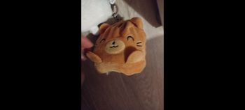 Peluche porte clé d'humeur content/ pas content