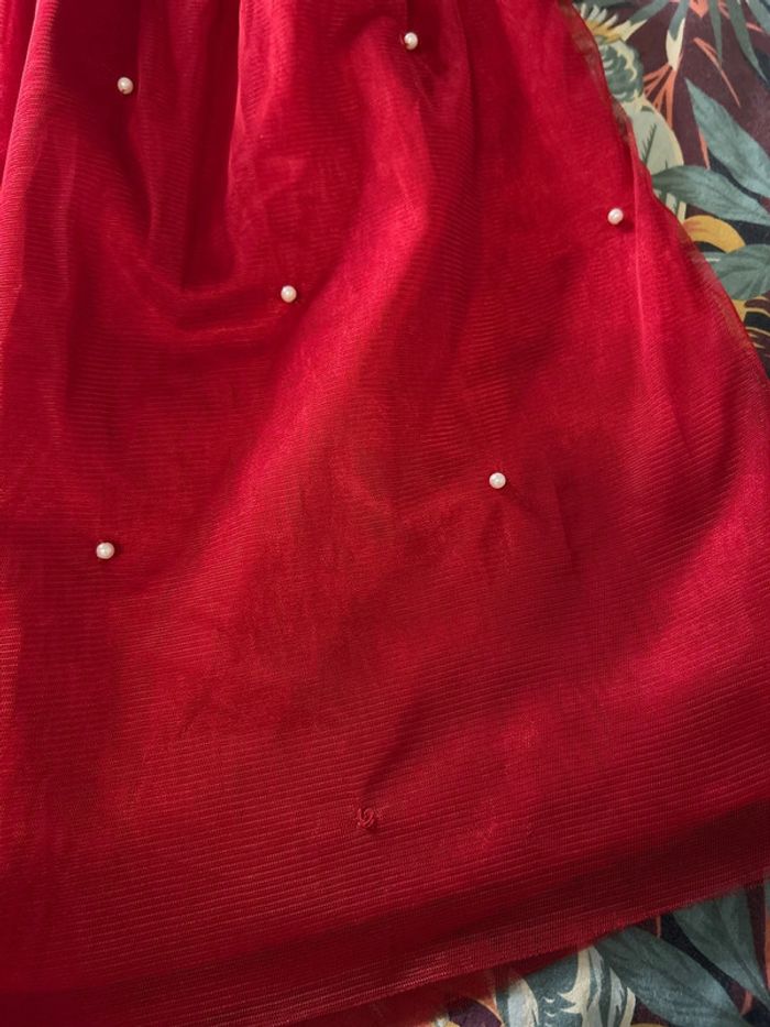 Robe rouge fête orchestra - photo numéro 3