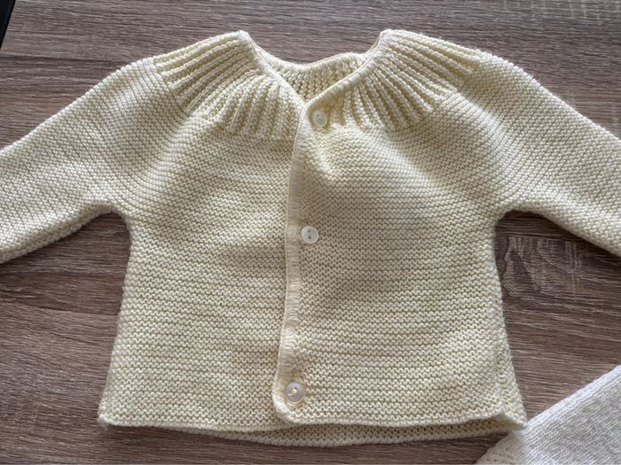 Lot de 3 pulls 1 mois (fermeture devant) - photo numéro 5