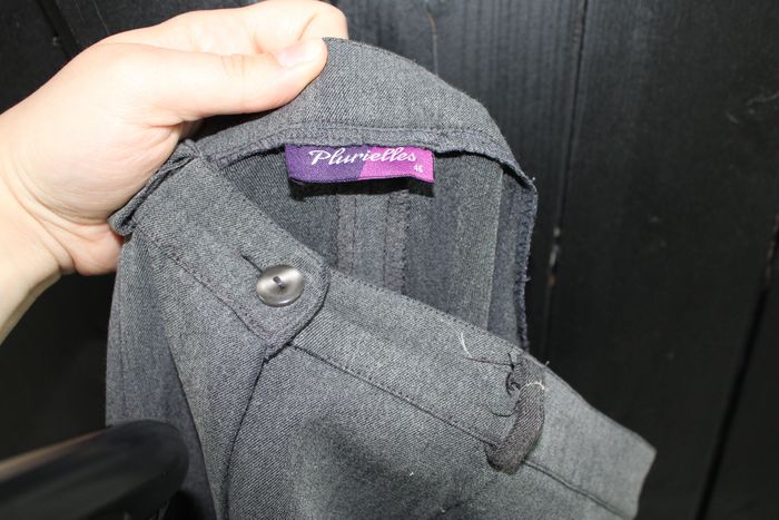 Pantalon droit gris - photo numéro 5