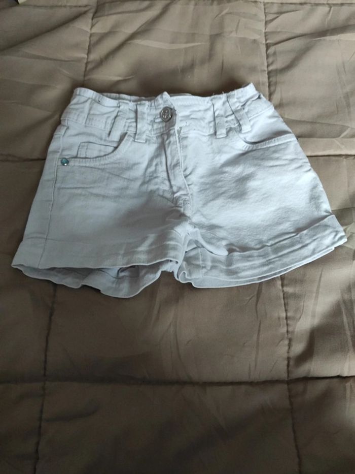 Short en jean vinyl fraise 6 ans