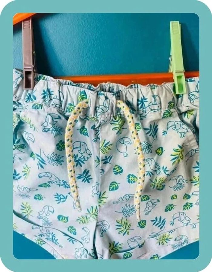 Joli short taille ajustable 12 mois garçon Sergent major - photo numéro 2