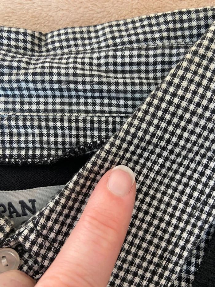 Pull fin col chemise homme XL - photo numéro 8